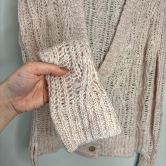 ATM Open Cable-Knit Cardgian - Picture 5 of 11